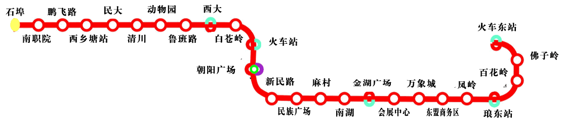 南寧地鐵1號(hào)線運(yùn)營時(shí)間，南寧地鐵1號(hào)線運(yùn)行時(shí)間表